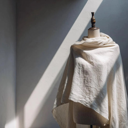 Organic Linen Fabric Midi weight Soft Organic Fabric by the Yard for Quilting Perfect for clothing Breathable